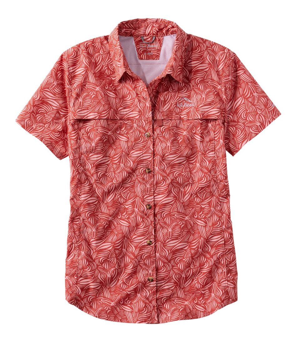 Short-Sleeve Print Women's Tropicwear Shirt