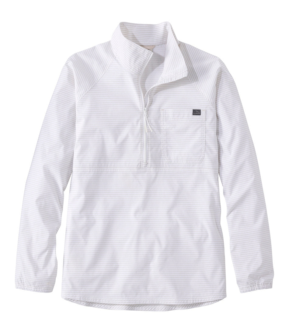 Women's Everyday SunSmart® Woven Shirt Quarter-Zip Pullover Colorblock