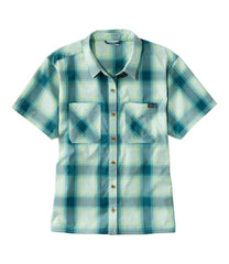 Short-Sleeve Plaid Women's Everyday SunSmart® Woven Shirt