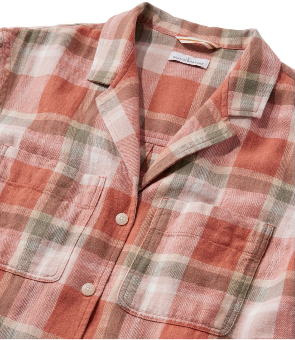 Short-Sleeve Women's Signature Hemp/Cotton Camp Shirt