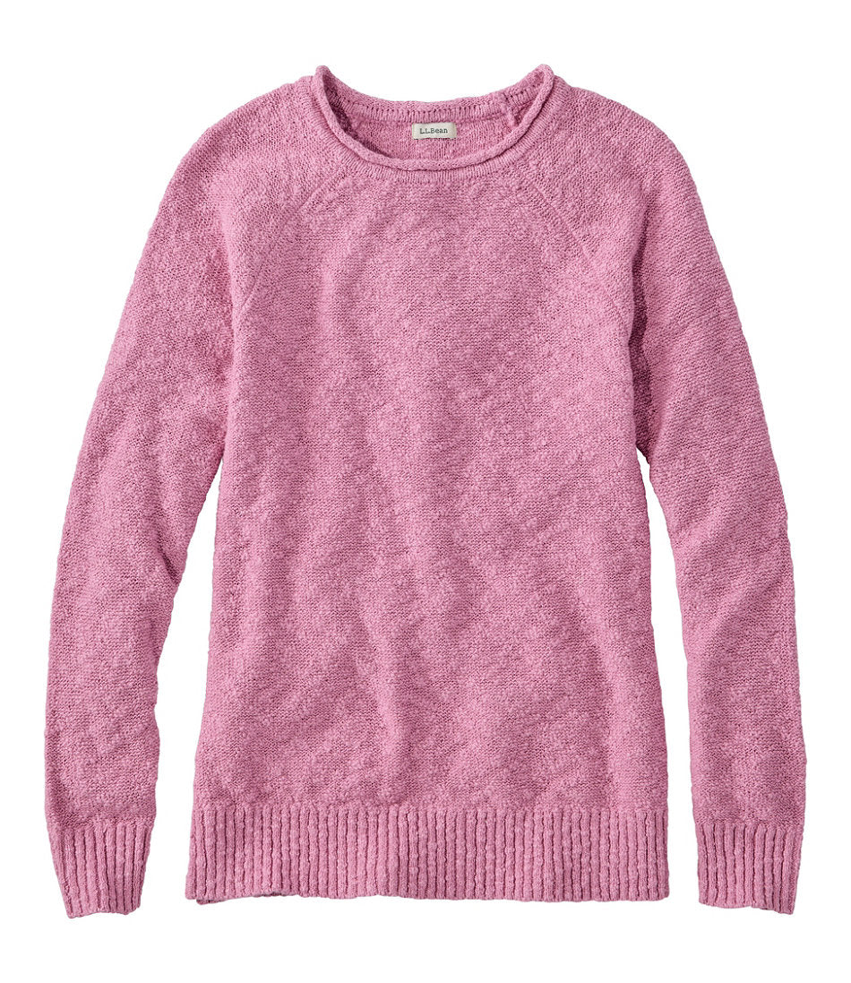 Women's Midweight Cotton Slub Rollneck Pullover