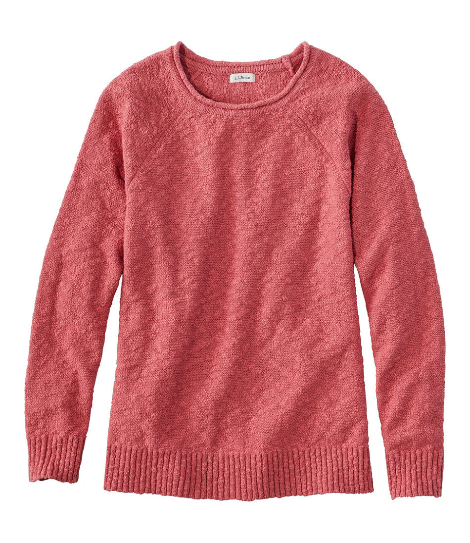 Women's Midweight Cotton Slub Rollneck Pullover