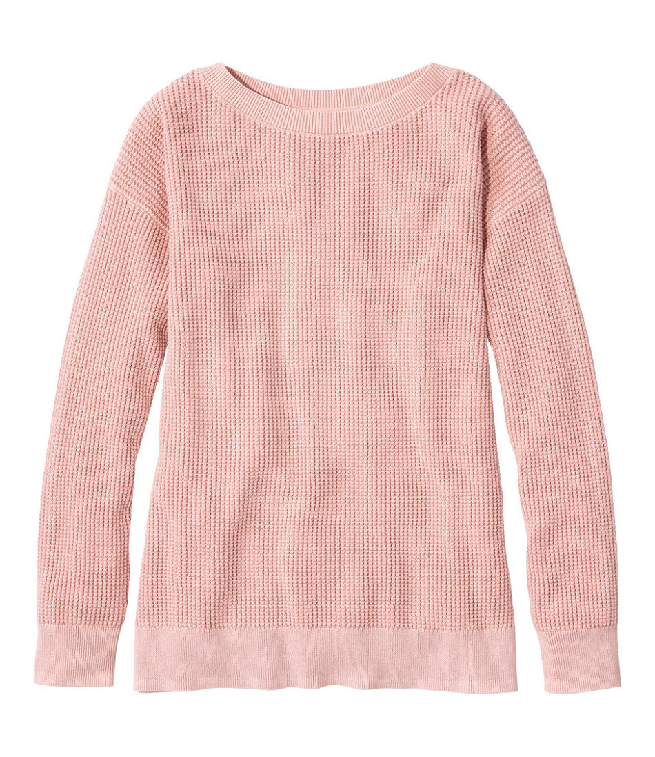 Women's Sunwashed Waffle Sweater Pullover