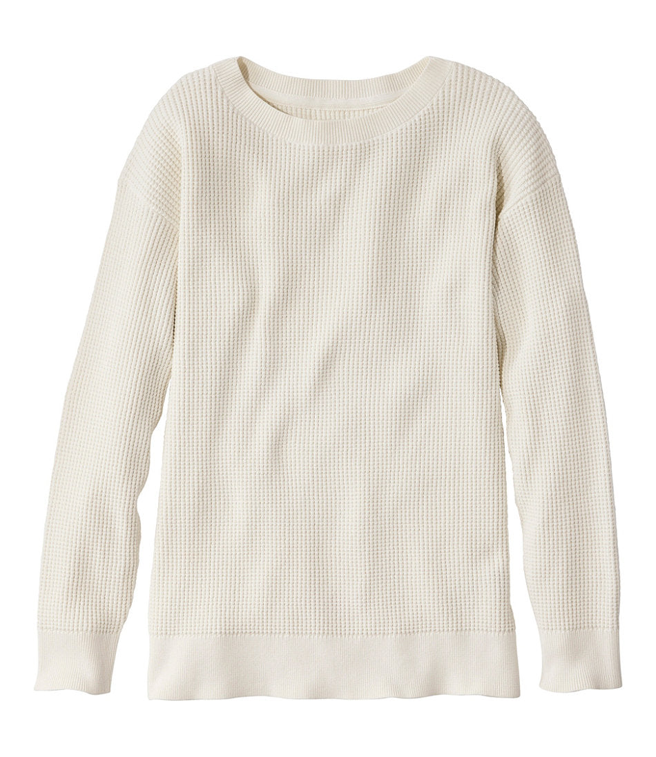 Women's Sunwashed Waffle Sweater Pullover