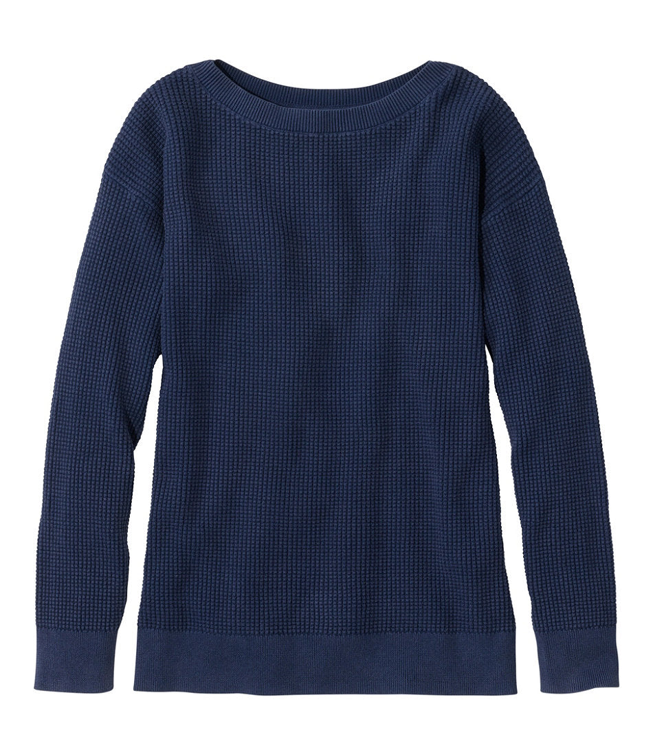 Women's Sunwashed Waffle Sweater Pullover