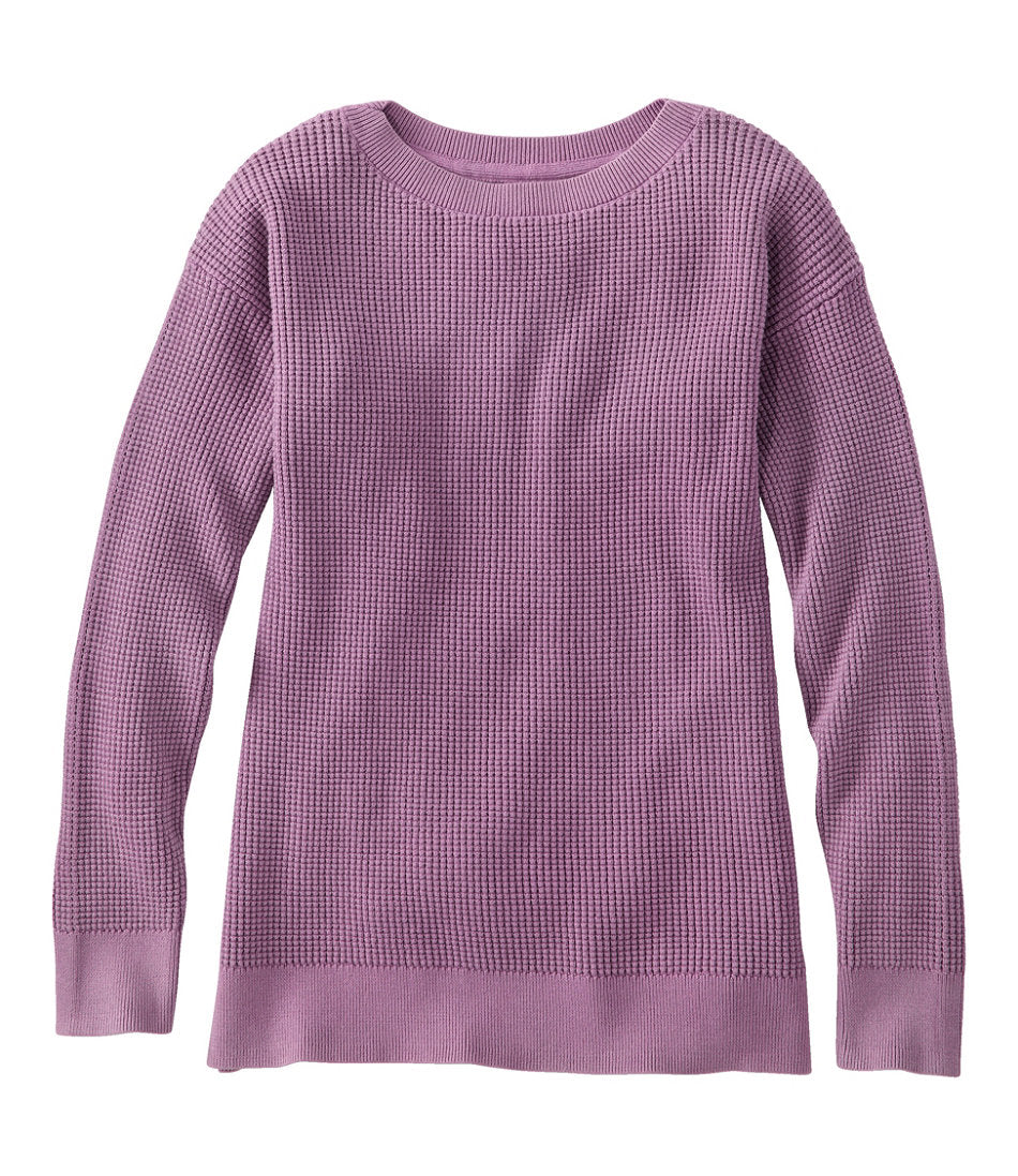 Women's Sunwashed Waffle Sweater Pullover