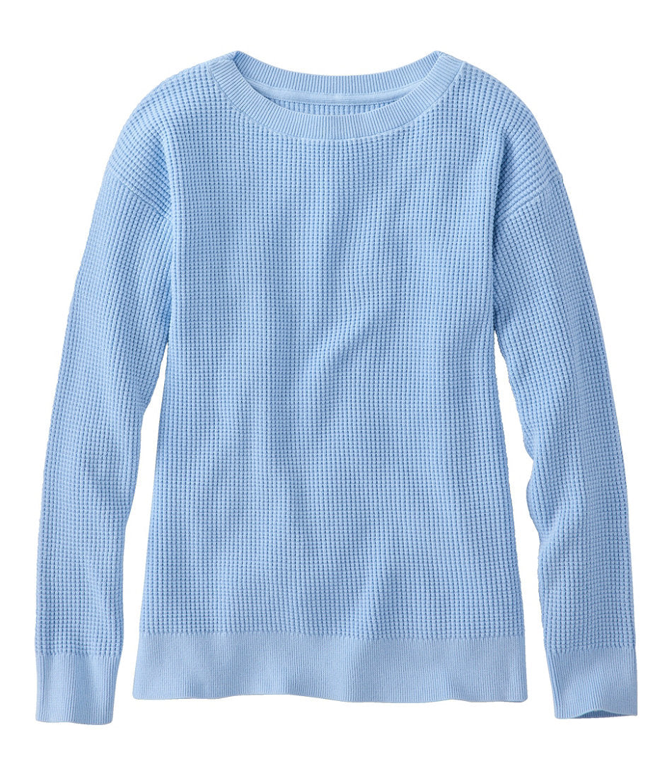 Women's Sunwashed Waffle Sweater Pullover