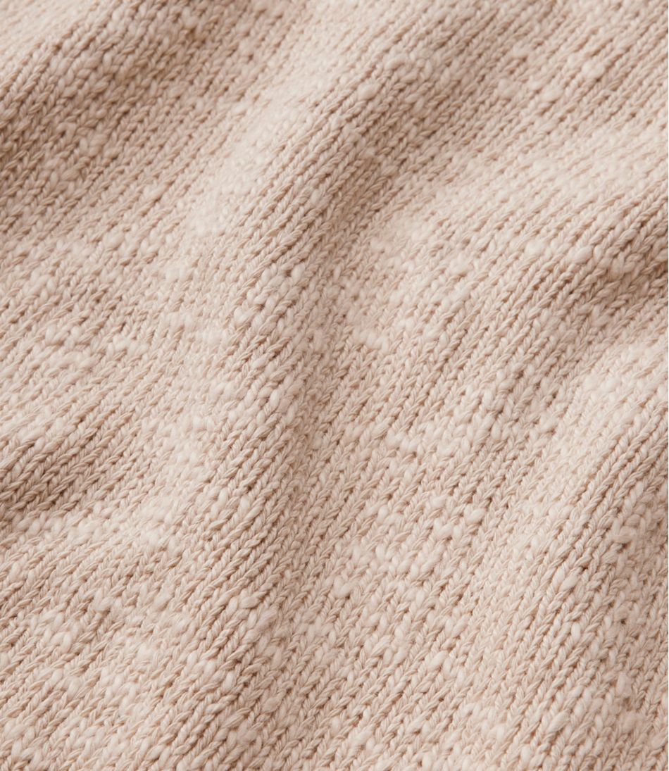 Women's Cotton Ragg Sweater Funnelneck Pullover