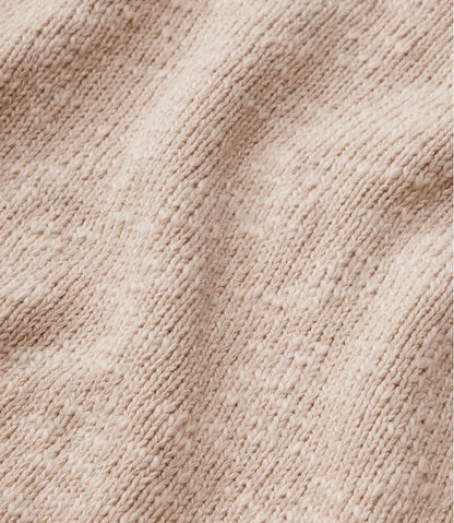Women's Cotton Ragg Sweater, Funnelneck Pullover