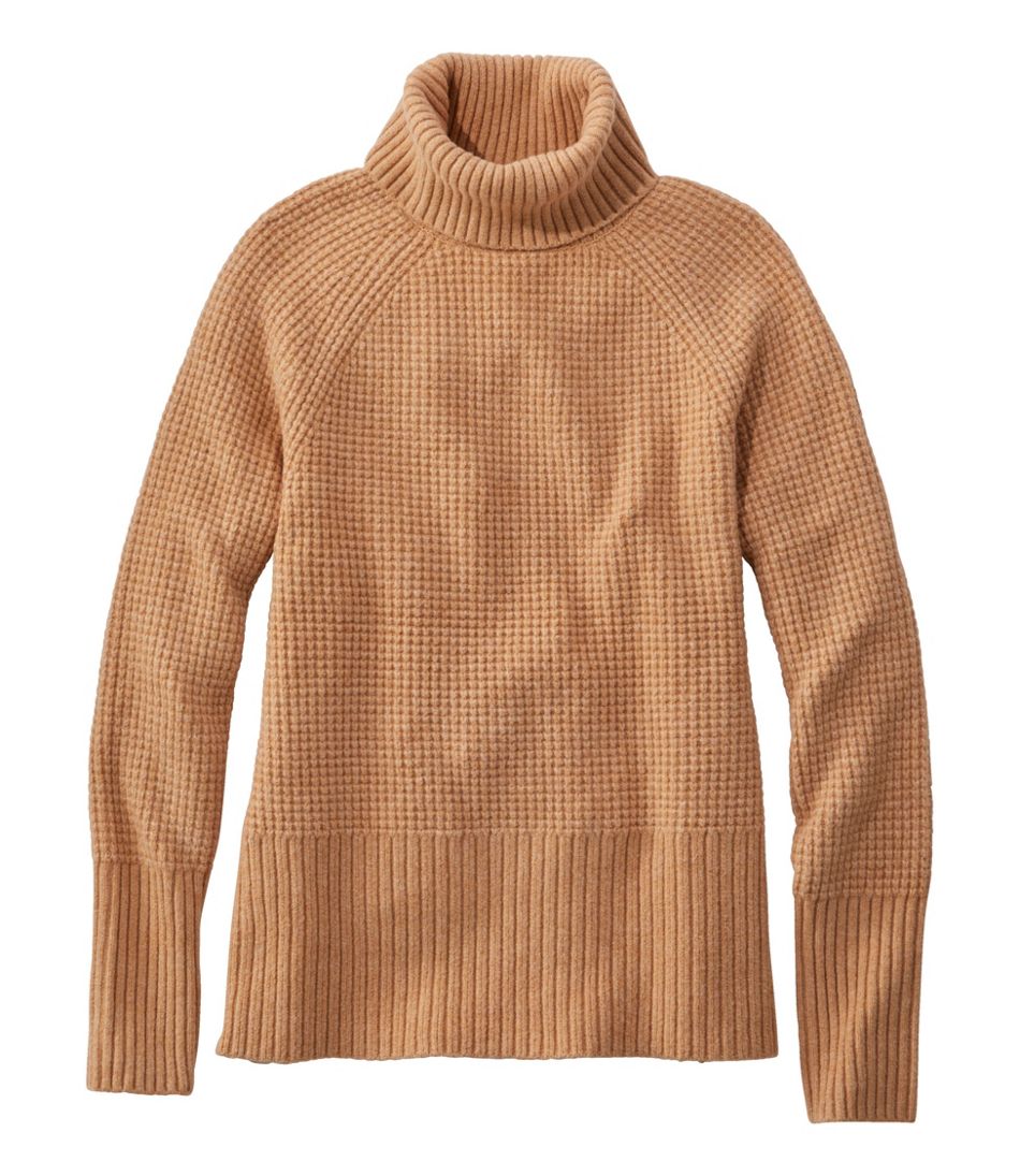 Women's SuperSoft Waffle Sweater Turtleneck