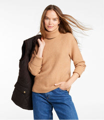 Women's SuperSoft Waffle Sweater Turtleneck