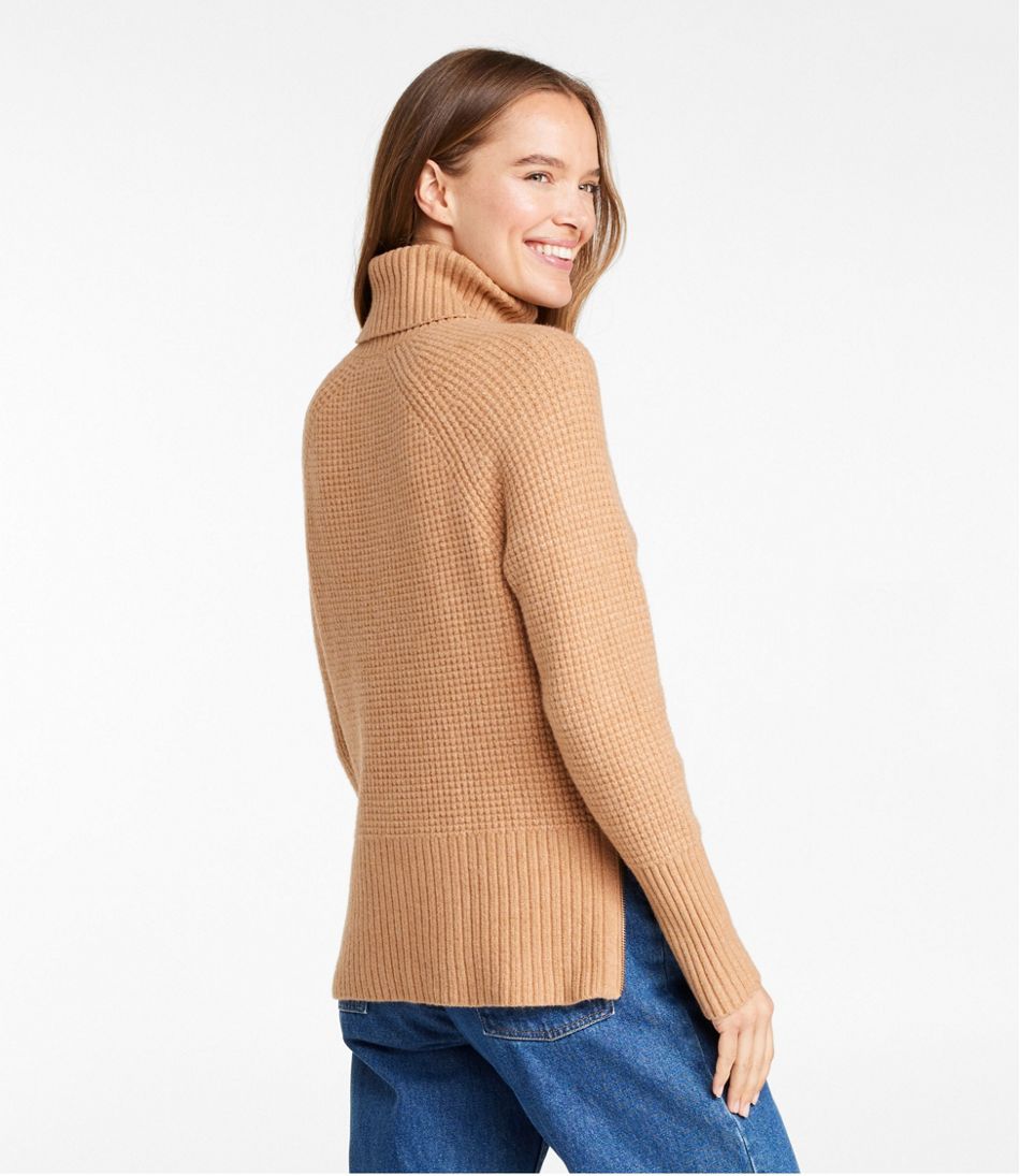 Women's SuperSoft Waffle Sweater Turtleneck