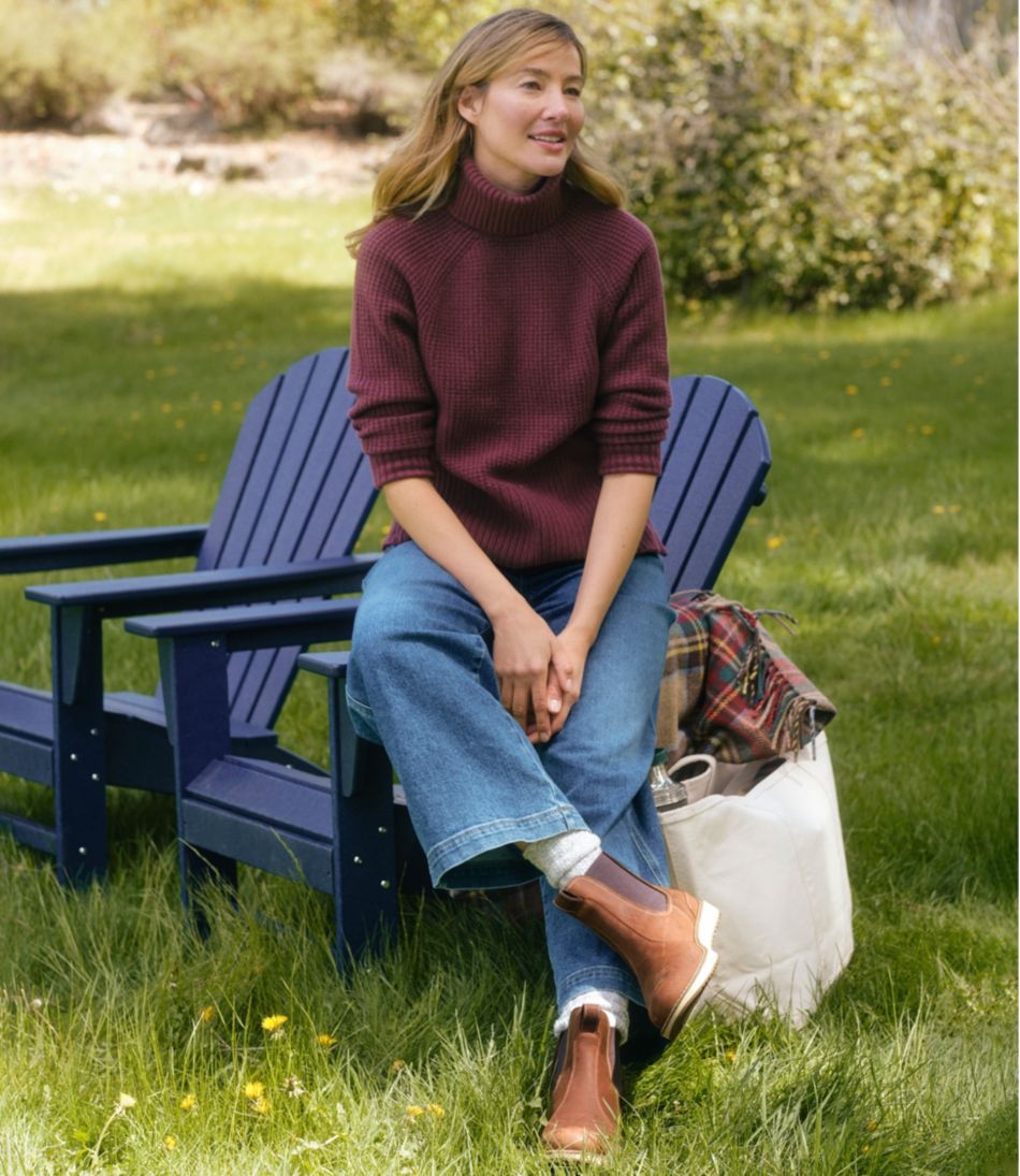Women's SuperSoft Waffle Sweater Turtleneck