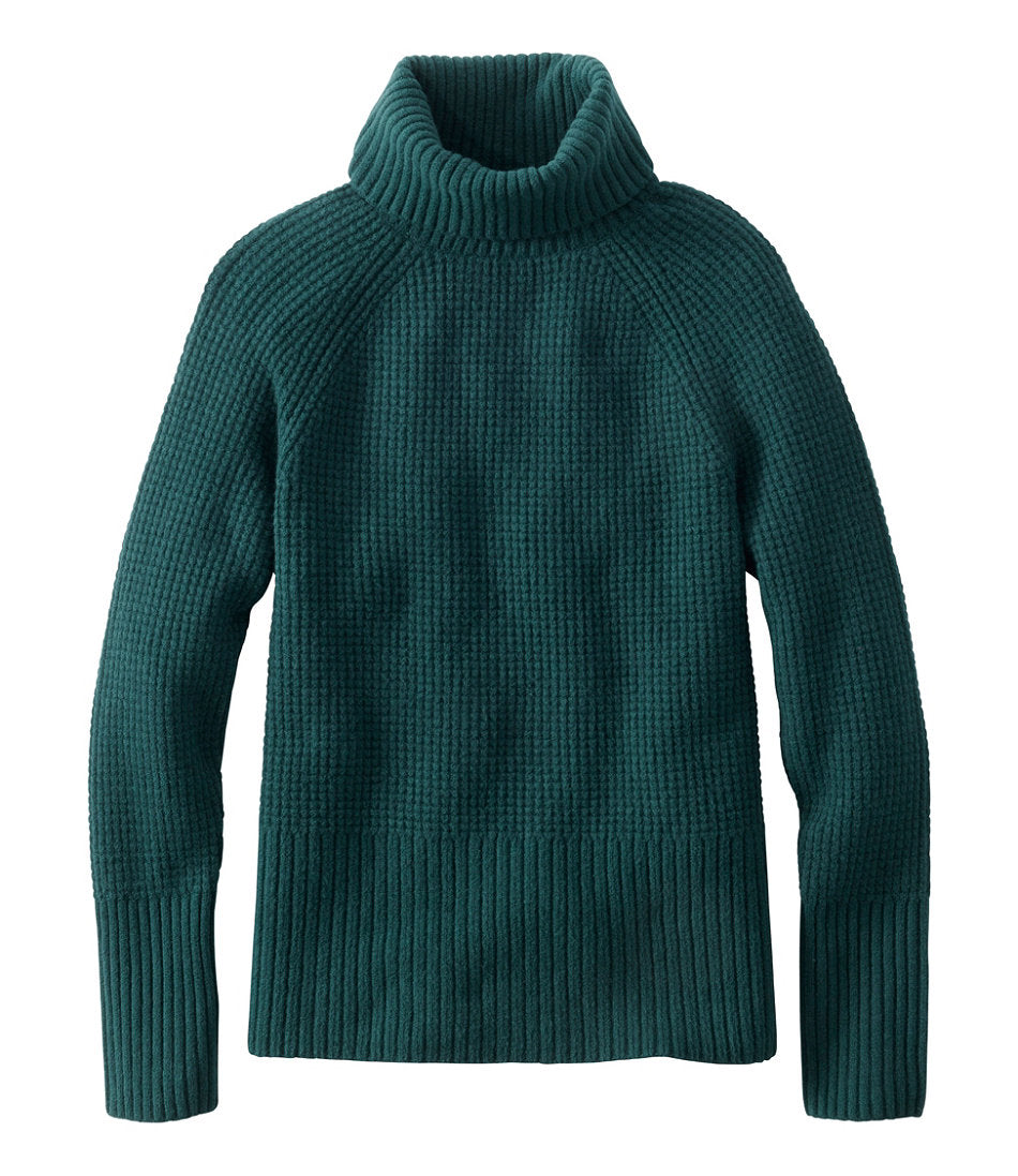 Women's SuperSoft Waffle Sweater Turtleneck