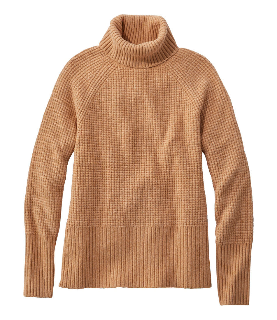 Women's SuperSoft Waffle Sweater Turtleneck