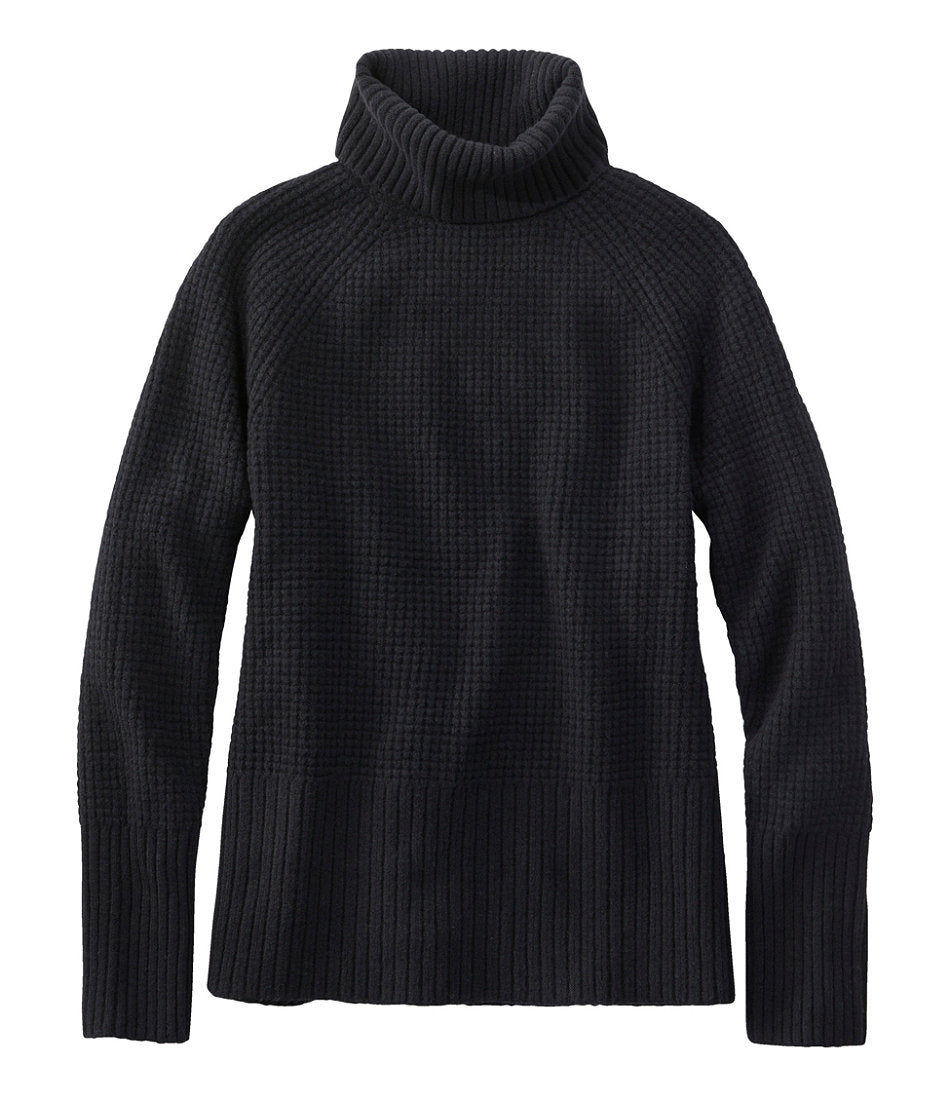 Women's SuperSoft Waffle Sweater Turtleneck