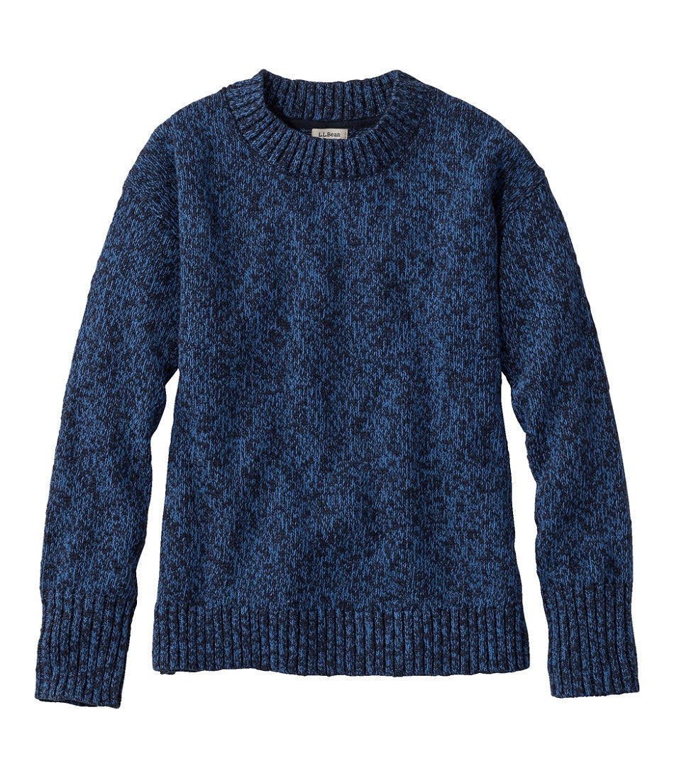 Crewneck Women's Cotton Ragg Sweater