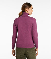 Turtleneck Women's Cotton/Cashmere Sweater