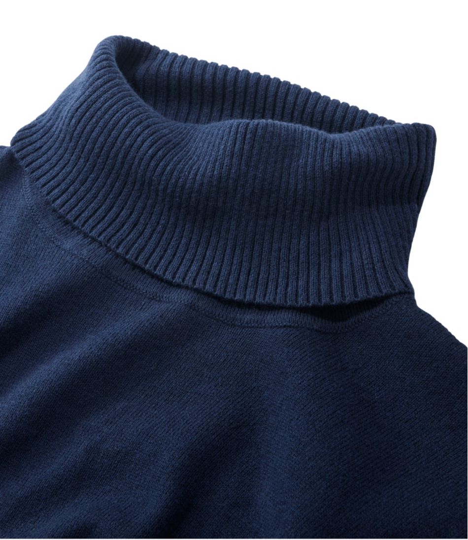 Turtleneck Women's Cotton/Cashmere Sweater