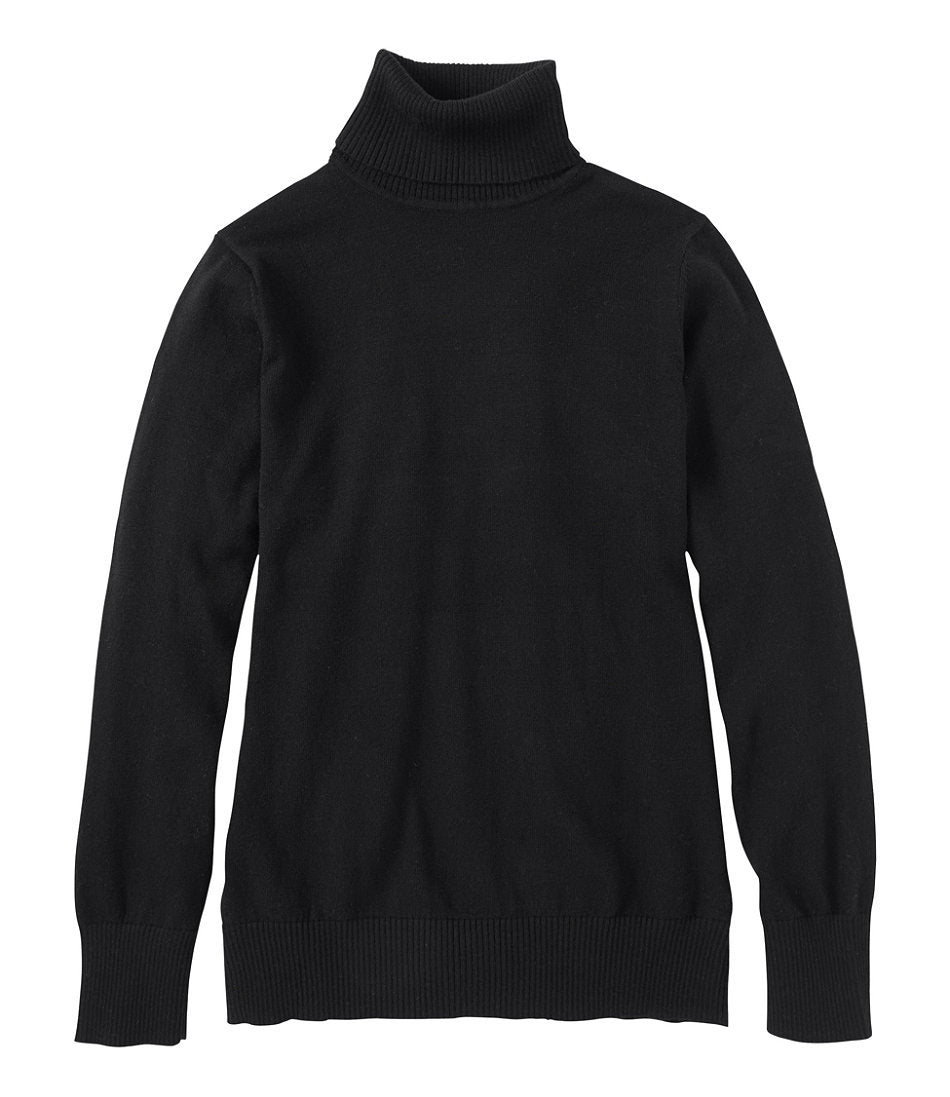 Turtleneck Women's Cotton/Cashmere Sweater