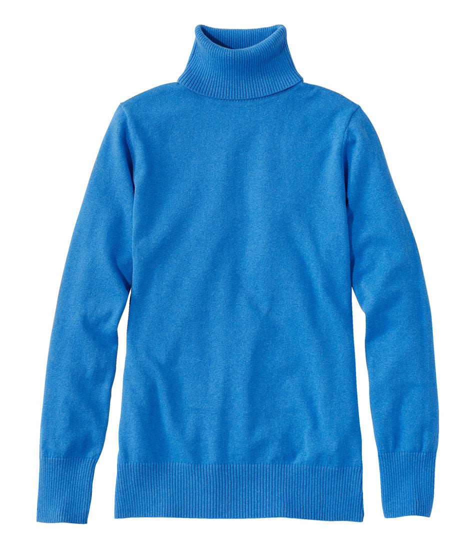 Turtleneck Women's Cotton/Cashmere Sweater