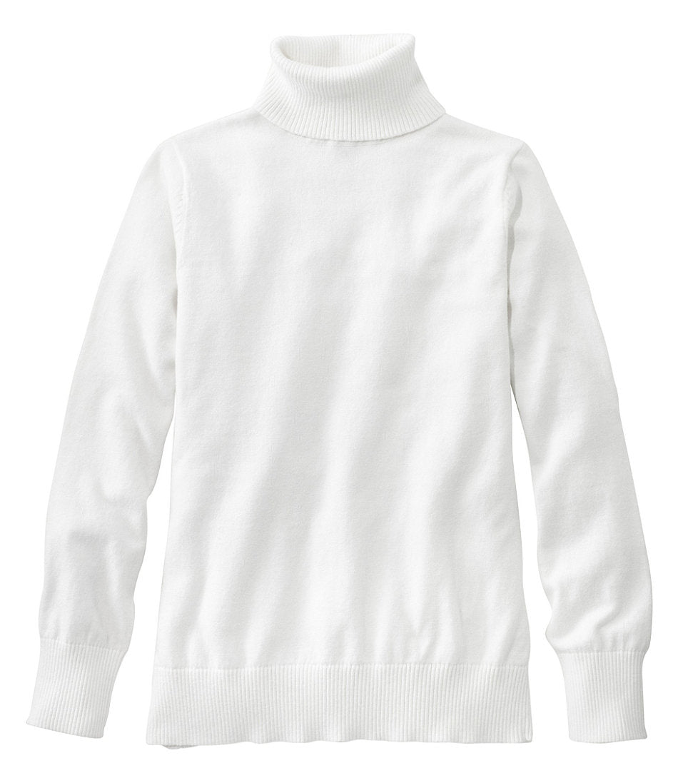 Turtleneck Women's Cotton/Cashmere Sweater