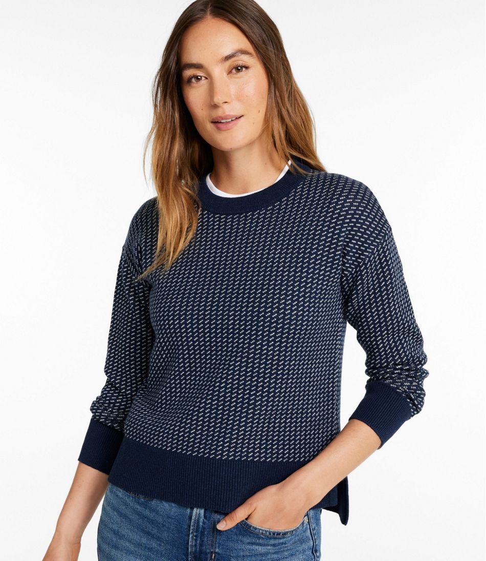 Women's Wicked Soft Cotton/Cashmere Crewneck Sweater Pattern