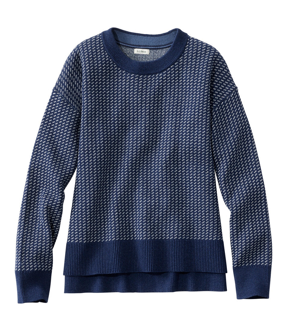 Women's Wicked Soft Cotton/Cashmere Crewneck Sweater Pattern