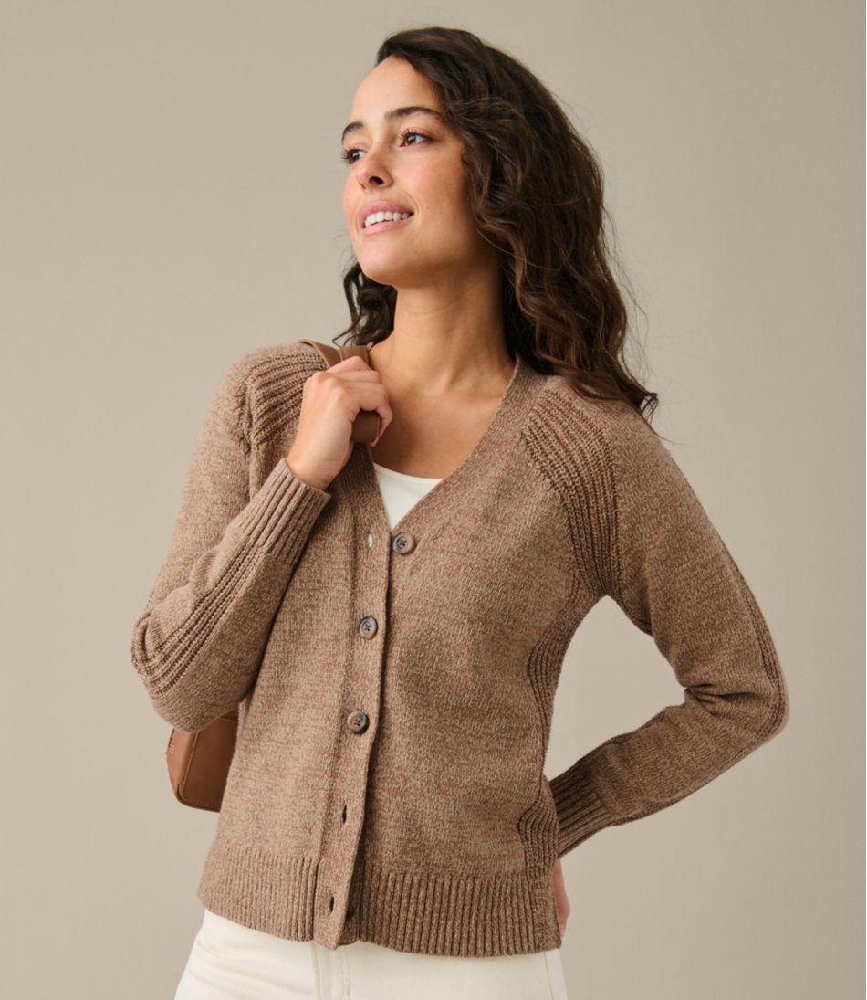 Women's Mariner Shaker Sweater V-Neck Cardigan
