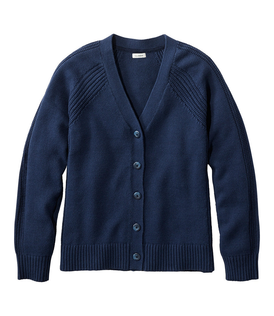 Women's Mariner Shaker Sweater V-Neck Cardigan