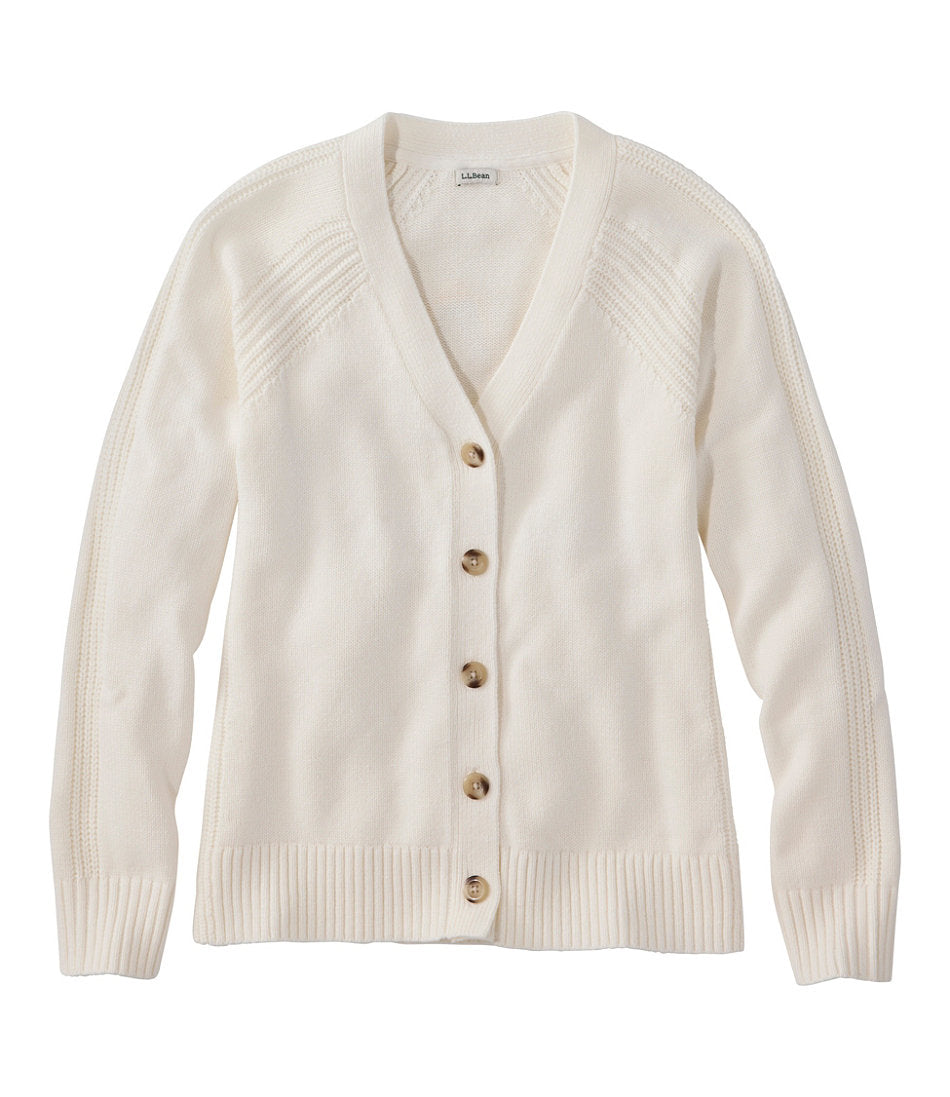 Women's Mariner Shaker Sweater V-Neck Cardigan