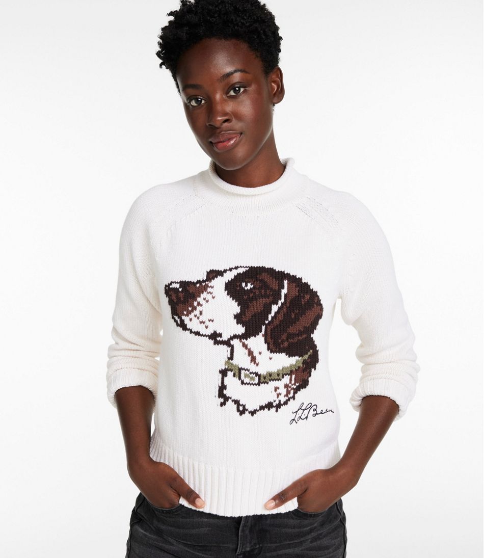 Women's Signature Original Cotton Sweater Rollneck Novelty