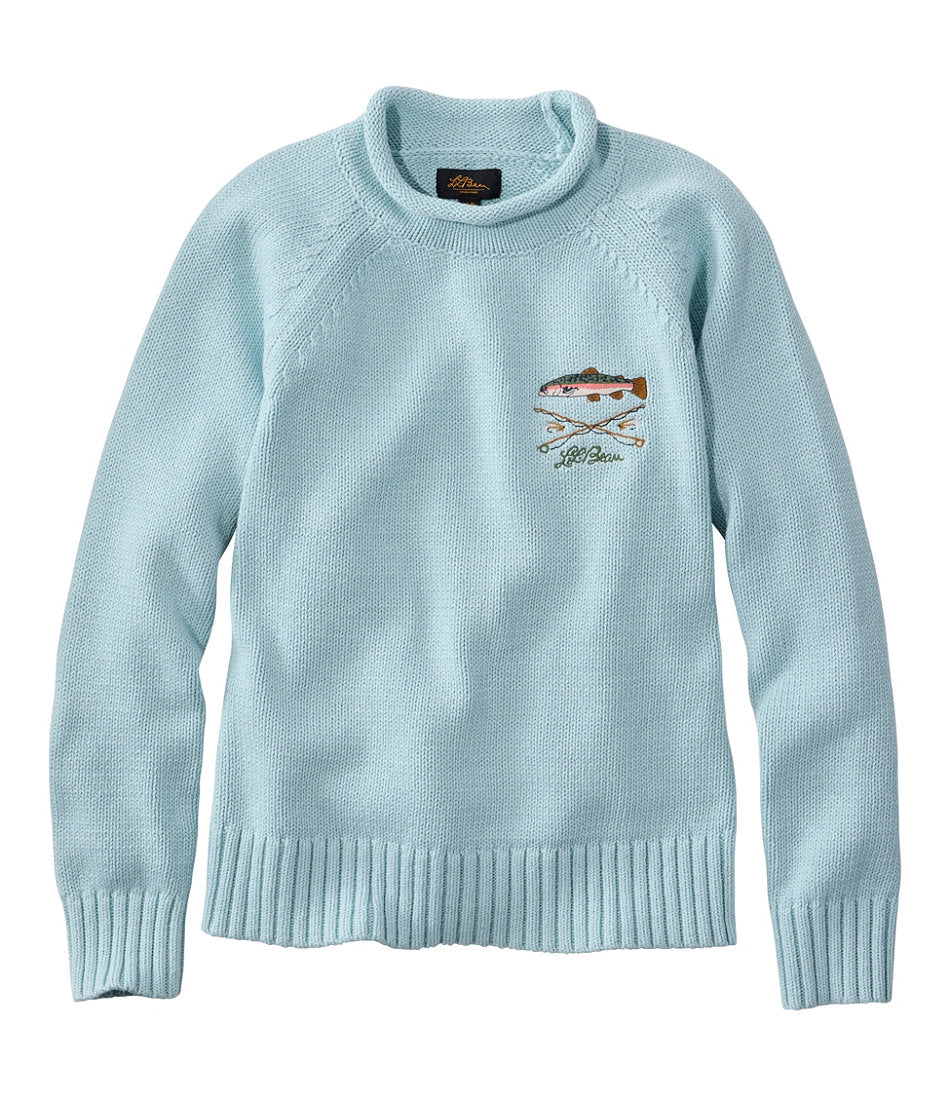 Women's Signature Original Cotton Sweater Rollneck Novelty