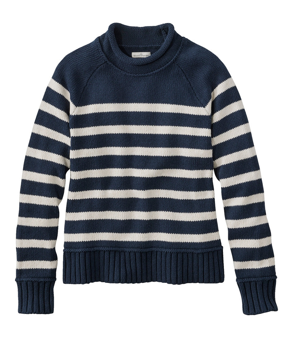 Women's Signature Original Cotton Sweater Rollneck Novelty