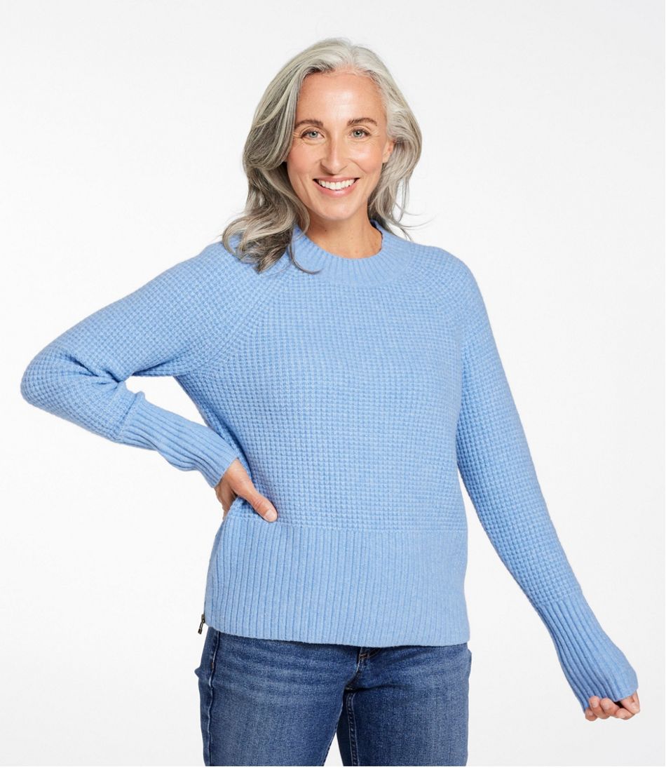Women's SuperSoft Waffle Sweater Crewneck
