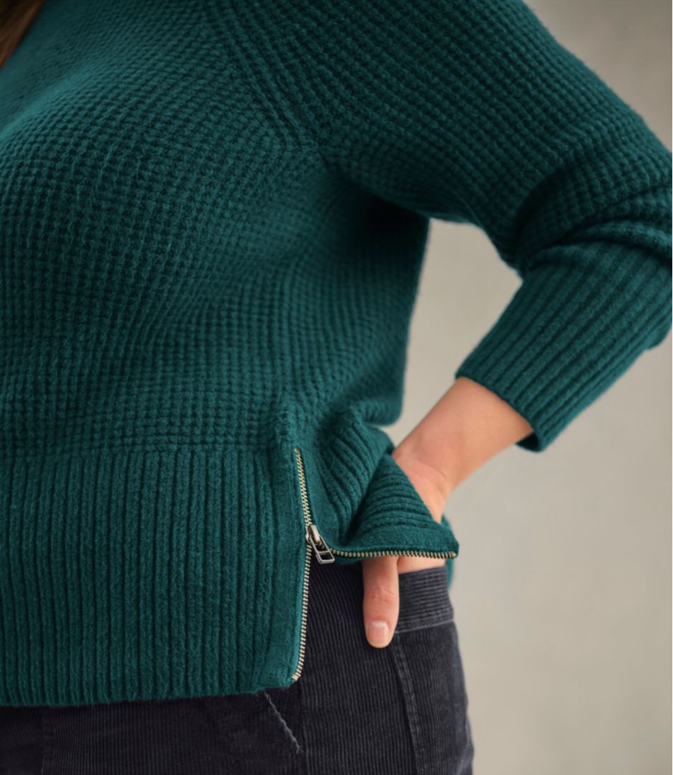 Women's SuperSoft Waffle Sweater Crewneck