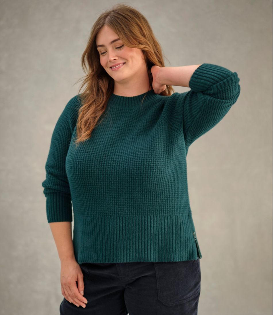 Women's SuperSoft Waffle Sweater Crewneck
