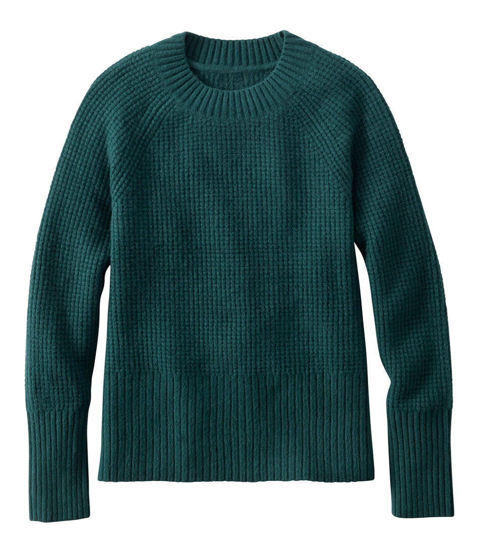 Women's SuperSoft Waffle Sweater Crewneck