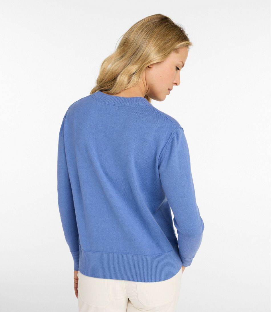 Women's Cotton/Cashmere Sweater Crewneck
