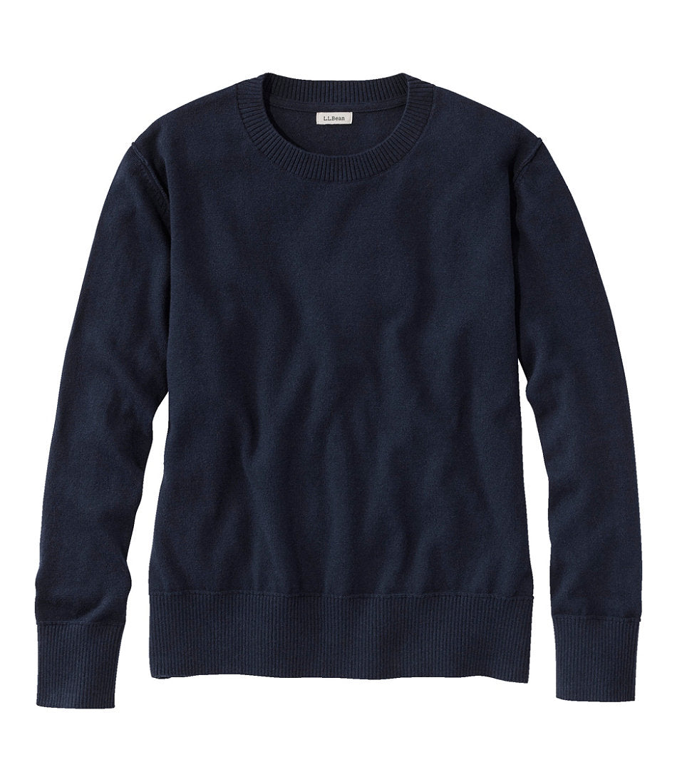 Women's Cotton/Cashmere Sweater Crewneck
