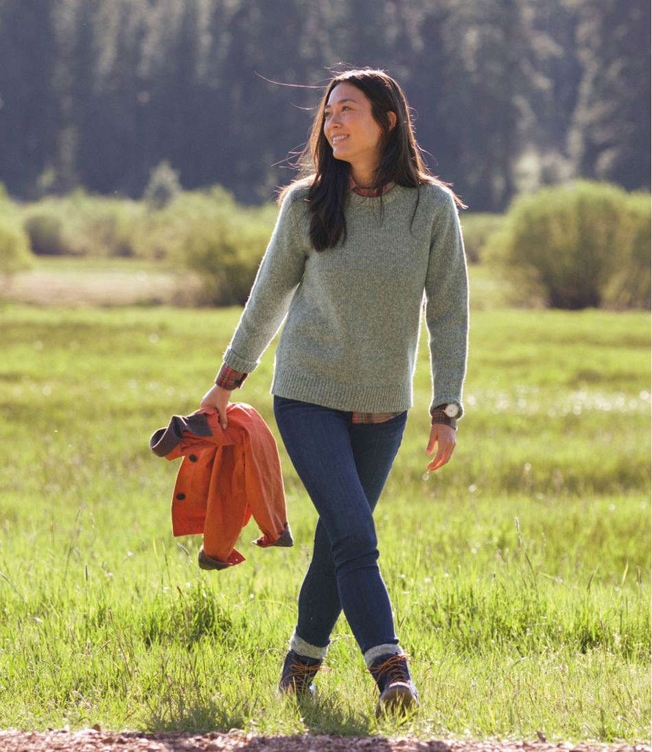 Women's Bean's Classic Ragg Wool Sweater Crewneck