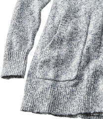 Open Cardigan Women's Cotton Ragg Sweater