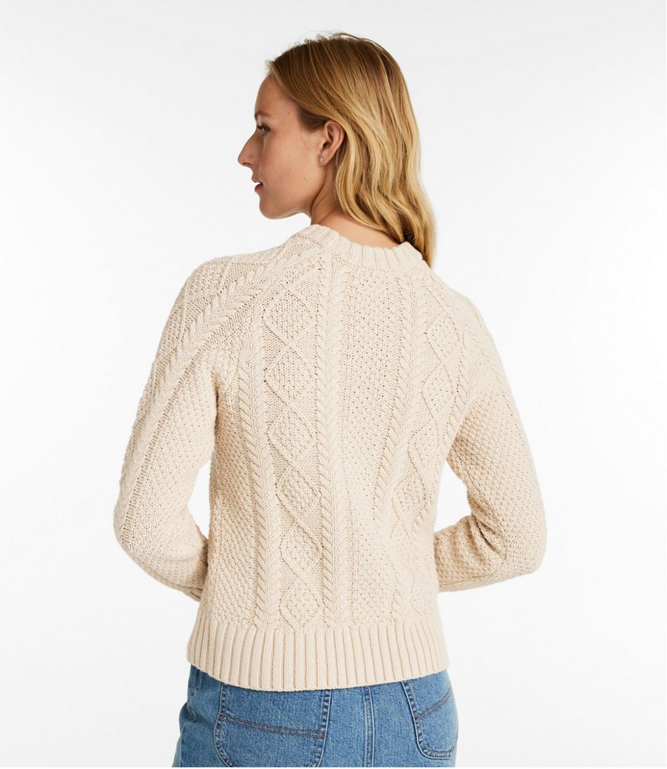 Women's Signature Cotton Fisherman Sweater Crewneck