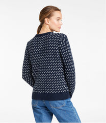 Crewneck Bird's-Eye Women's Bean's Classic Ragg Wool Sweater