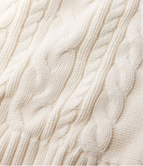 Crewneck Women's Double L® Cable Sweater