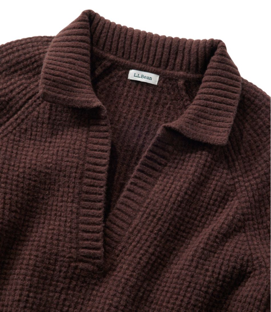 Women's SuperSoft Waffle Sweater Polo