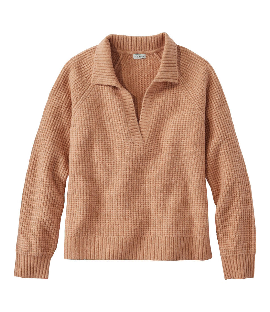 Women's SuperSoft Waffle Sweater Polo