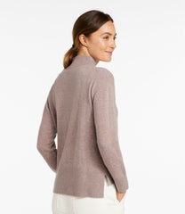Women's Classic Cashmere Sweater Relaxed Mockneck