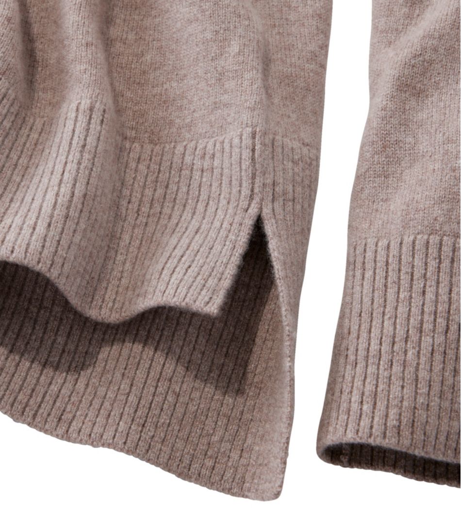 Women's Classic Cashmere Sweater Relaxed Mockneck