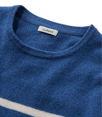 Crewneck Stripe Women's Classic Cashmere Sweater